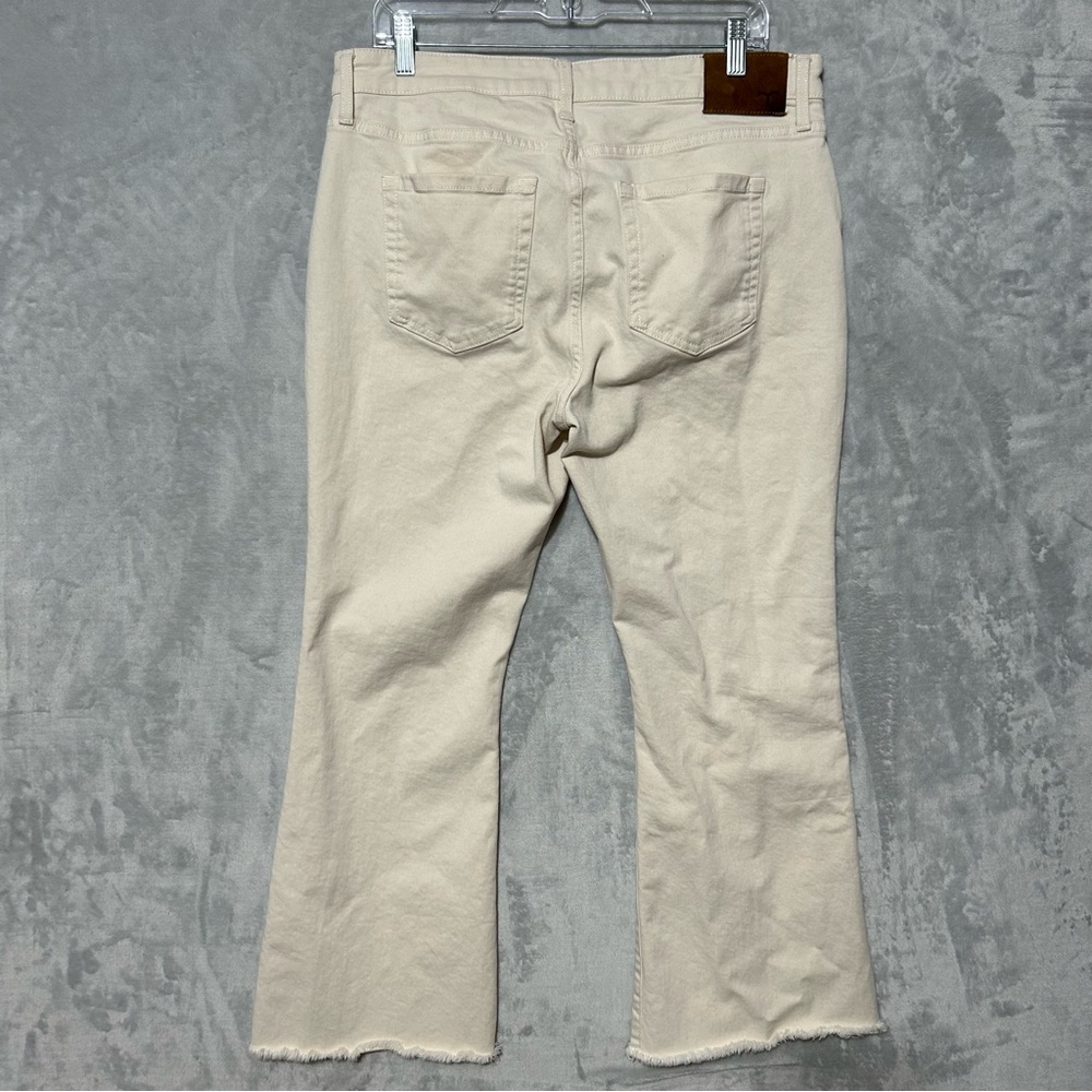 Tecovas Cream Boot Cut Jeans with Mid-Rise Waist - Picture 3 of 12